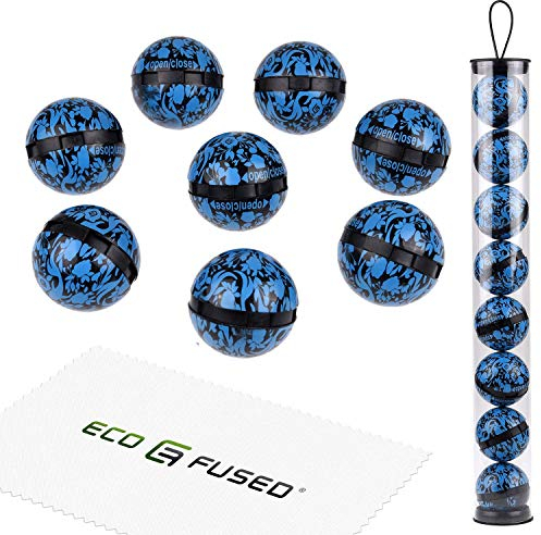 Eco-Fused Sfere Deodoranti per Sneakers, Armadietto, Borsa da Palestra - Confezione da 8 - Neutralizza l’Odore di Sudore - Ottimo anche per Casa, Ufficio e Auto - Semplice Meccanismo – Fresco Oceano