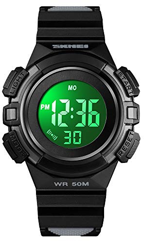 CakCity Kids Watches Digital Outdoor Sport Waterproof Electrical EL-Lights Watches with Alarm Luminous Stopwatch Casual Military Child Wrist Watch Gift for Boys Girls Ages 5-10
