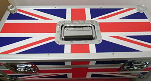 Phaze 7 Media 7-inch 7 holds 300 Singles 45's Vinyl Record DJ Storage Box - Union Jack