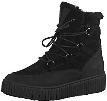 Tamaris Damen 1-1-26816-37 Halblange Stiefel, Black Uni, 38 EU