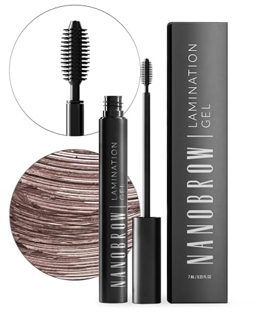Augenbrauengel Nanobrow Lamination Gel -Augenbrauen-Gel, Augenbrauen-Styling und Make-up (Brown)