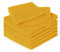 Blumtal Serviette Microfibre - Lot de 6 - Chiffon Microfibre 30x40 cm - torchon Absorbant Menage - Chiffon vitre sans Trace & Voiture - torchons Voiture Resistant - Lavable à 60 °C - Couleur Moutarde