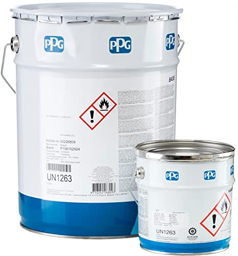 PPG Pintura sólida para suelos de hormigón, color de garaje, pintura metálica, color de hormigón, pintura protectora de metal, selección de colores 20 L