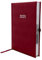 2025 Buchkalender Chefplaner A5 1 Tag 1 Seite auch sonntags rot metallic