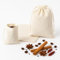 50 Pcs Spice Bags for Cooking, Reusable Muslin Drawstring Tea Filter Bags, Unbleached Cheesecloth Multi-Size for Loose Tea, Coffee, Pho Soup & Herbs