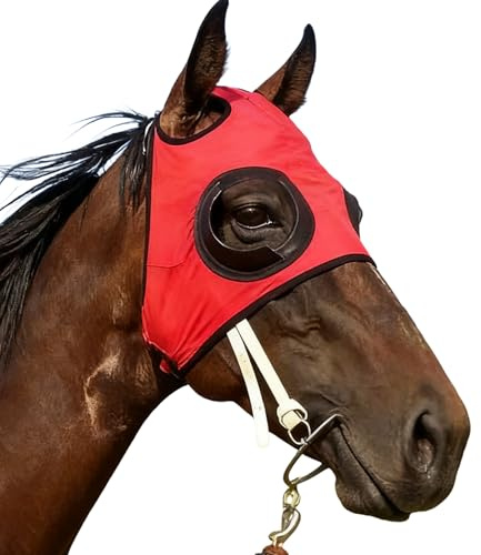 Cegadores de ojos de caballo | Parpadeos de malla ventilada a prueba de arena | Cubiertas de ojos de caballo - Estable competencia ecuestre entrenamiento eventos de velocidad deportes de caballo