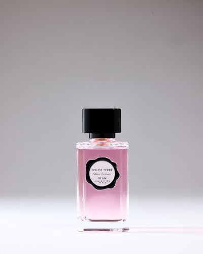 PARFUM GLAM Collection Feu de Terre Edition Exclusive, Eau de Parfum, Rose, Notes de Gingembre, Litchi et Bergamote, 100 ml