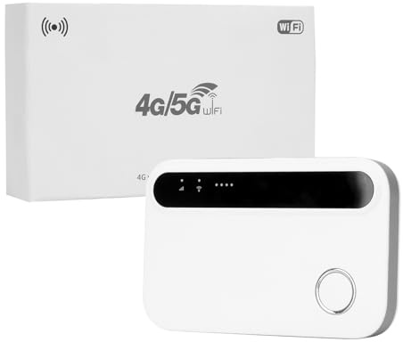 Routeur WiFi,Routeur 4G WiFi Portable, avec Slot Carte SIM, 2100mAh 14h Autonomie, WiFi pour 10 Appareils, Compatible Tous Opérateurs, Sécurité WPA2, Idéal Voyages et Télétravail-2