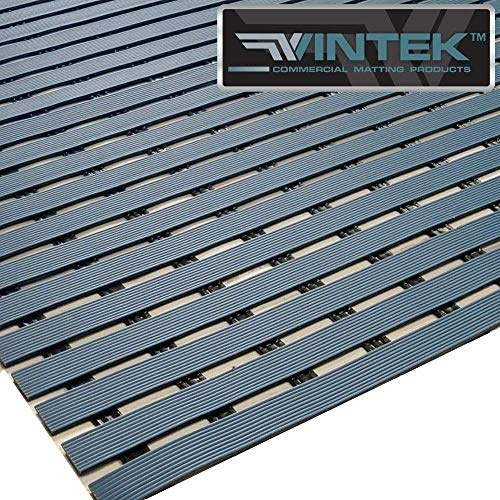 VinTread Mat Vinyl Wet Area Floor Matting for Swimming Pool Shower Sauna SPA Bath Tub Bath Splash Matting Water Drain Wet Flooring Anti-Slip Indoor/Outdoor by VinTek