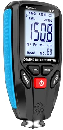 Aicevoos X5 Medidor de Espesor Medidor de Espesor de Coches Usados 0-1300um Sonda Fe & NFe, Compruebe el Recubrimiento Original del Coche