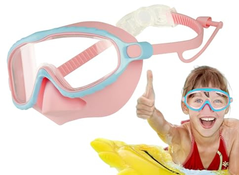 Kids Diving Goggles, Snorkel Mask Children, Waterproof Swim Glasses with Leak Proof Seal with Adjustable Strap for Pool, , or Beach Adventures, 1 Piece