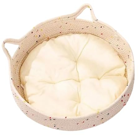 Generisch Cat Bed | Cute Beds for Home Cats - Scratching Cushion Nest Soothing Sleeping Place for Kittens and Small Dogs Home Accessory Indoor and Outdoor