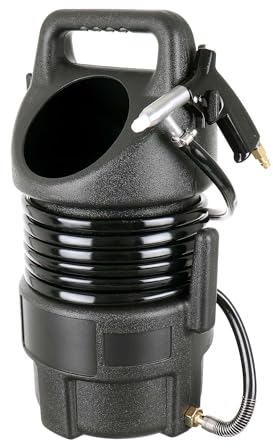 Sandstrahlpistole mit Sandbehälter 10 l und Schlauch (4,5 m), Anschluss 1/4, Keramikdüse Ø 5 mm, Arbeitsdruck 4-6,5 bar