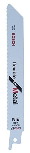 25x Bosch Säbelsägeblatt S 922 EF, Flexible for Metal