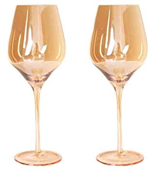 Bicchiere da vino rosso ambra opera d'arte ultra sottile cristallo bordeaux bordeaux calice grande pancia degustazione tazza di nozze festa di champagne flauto tazza