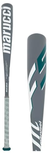 Marucci F5 SL-10, USA 2 5/8 Barrel Bat, Mazza da Baseball in Alluminio Ragazzi, Bianco/Verde, 30 / 20 oz
