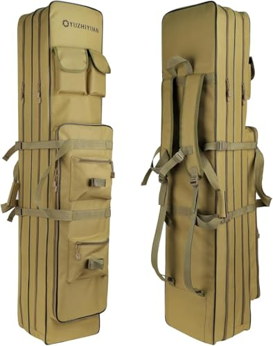 yuzhiyuan Fishing & Tactical Universal Bag - 600D Waterproof Oxford Fabric, Durable, Multi-Storage Pockets for Well-Protected Fishing Gear, Ideal Gift for Men