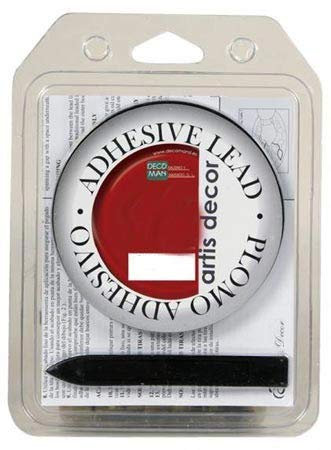 PLOMO ADHESIVO PARA VIDRIERAS 6MM 10MTS NATURAL