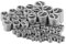 60pcs Stainless Steel Wire Thread Repair Insert Assortment, M3 M4 M5 M6 M8 M10 M12 Type Running Wire Thread Repair Insert Kit
