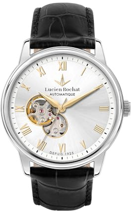 LUCIEN ROCHAT ICONIC Orologio Uomo Automatico in Acciaio, Pelle naturale - R0421116003