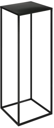 Metall Blumenständer Ständer für Blumentopf Modernes Loft Industriell Plant Stand (Schwarz)