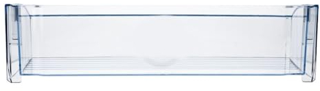 ensipart Flaschenfach für Kühlschrank kompatibel mit AEG 2092504055 transparentes Abstellfach in Kühlschrank Türfach unten