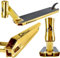 Chilli PRO Scooter Reaper 50cm x 11,5cm Stunt-Scooter Park I Deck I Trick I Tret I Roller I Zubehör I Ersatz I mit Griptape Chrome Gold