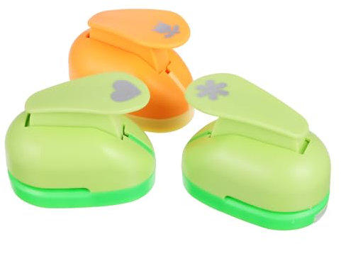 SEWACC 3St Prägegerät kinder bastelset basteln für kinder scrapbook Kinderhandwerk scrabbook plasur kleiner Papierlocher basteln papier stanzen Papier stanzt Punsch zum Basteln Plastik