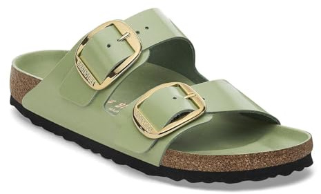 Birkenstock Arizona Big Buckle Natural Leather Patent Gr. 39