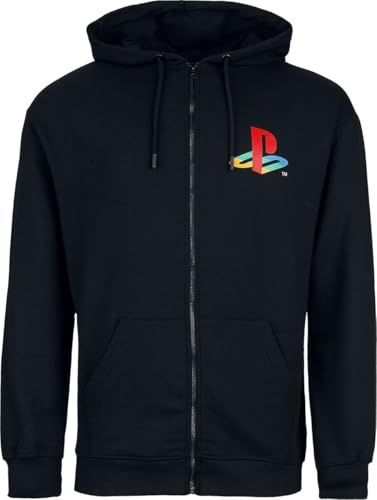 Playstation Logo Männer Kapuzenjacke schwarz M 60% Baumwolle, 40% Polyester Fan-Merch, Gaming