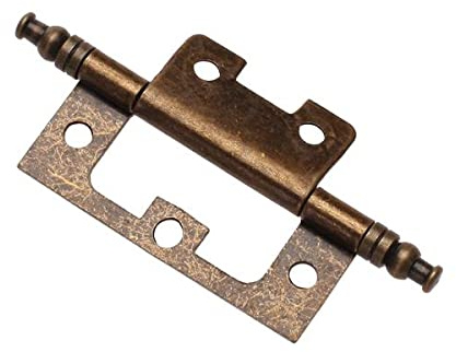 Cerniere per mobili incorporati Cerniera a filo con clip a incasso for anta di mobiletto, bronzo antico, 3x1,3x0,9 pollici, ferro