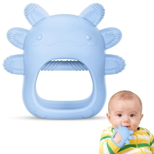 Vicloon Manopla Calmante para la Dentición,Guantes Molares de Silicona para Bebés,Mordedores de Bebé en Forma de Mano,Accesorio de Enfermería la Dentición sin BPA para Aliviar el Dolor de Dentición