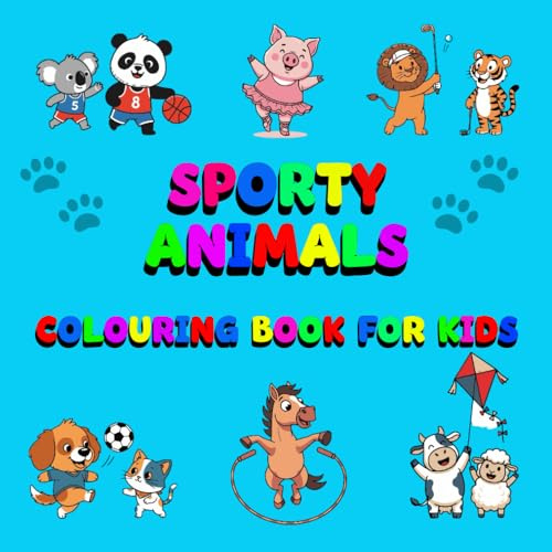 Sporty Animals: Colouring Book