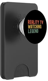 Retro Reality Tv watching legend funny Reality show fan PopSockets PopWallet for MagSafe