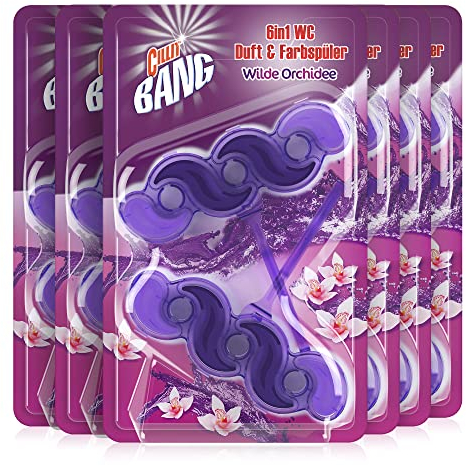 Cillit Bang Color Power 6 WC-Spüler, Lilaspüler, Duo, 6er Pack (6 x 2 Stück)