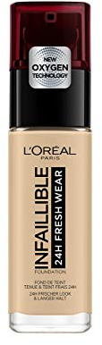 L'Oréal Paris Infaillible 24H Fresh Wear Make-up in Nr. 100 Linen hohe Deckkraft langanhaltend