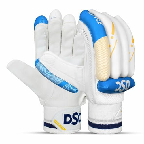 DSC Condor Ruffle Cricket Batting Gloves | Multicolor | Size: Youth | for Right-Hand Batsman