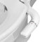 SAMODRA Bidet Einsatz Für Toilette Links,Ultra-Slim Nicht Elektrisch Bidet Aufsatz,Bedienung Links,Doppel Düsen,Po-Dusche, Acrylnitril-Butadien-Styrol