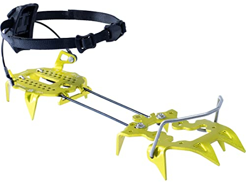 Dynafit DNA Crampon Gelb - Kompaktes leichtes Steigeisen für Skitourenrennen, Größe One Size - Farbe Neon Yellow