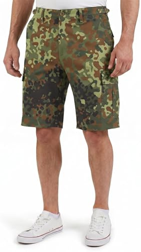 normani US Army Ranger Cargo Bermuda Flecktarn L