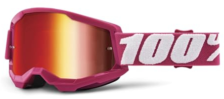 100% Herren Schichten 2 Maske, Fletcher – Spiegelrote Linse, Einheitsgröße