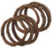 JIAYUET 6 PCS 25cm Natural Grapevine Rattan Wreaths, 10 Inch Vine Branch Wreath, DIY Crafts Hanging Rattan Wreaths for Door Window Decorations, Wedding Party