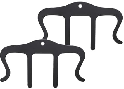 Lot de 2 pinces en métal noir pour livre de musique, support de partition, piano, livre et clavier, idéal pour les musiciens