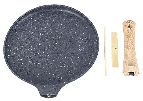 Fyearfly Sartén antiadherente de 28 cm, fácil de limpiar, resistente al calor para huevos, filetes, panqueques