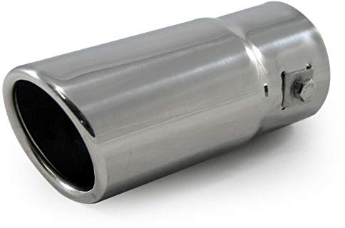 Embout Tuyau De Sortie Pot D'échappement 53mm Diamètre Intérieur Acier Inoxydable Chrome