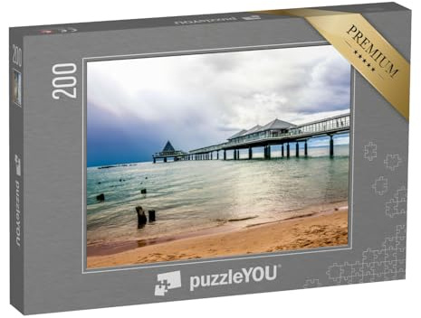 puzzleYOU: Puzzle 200 Teile „Die Seebrücke in Heringsdorf, Insel Usedom, Ostsee“ – aus der Puzzle-Kollektion Deutschland
