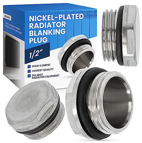 Tappo cieco per termosifone 1/2, tappo per termosifone, tappo per termosifone, accessorio per riscaldamento centralizzato, accessorio per radiatori