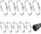 10 Stück Antriebswelle Schellen, Universal Achsmanschetten Schellen Set, 20-120mm Edelstahl CV Schlauchschellen, Klemmschelle Ohrschelle für Antriebswelle und CV Gelenk, 5 Große & 5 Kleine