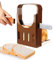 Brotschneidemaschine Manuell Klappbar Brotschneidemaschine Klappbar Verstellbarer Brotschneider mit 4 Stärken, Faltbares Werkzeug für Sandwichmaker