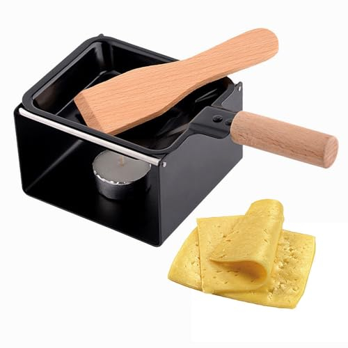 TAMUME Juego de mini fondue de queso para comer solo